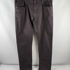 Mavi Jeans Pants Mens 38x35 Jake Slim Leg Brown Straight Mid Rise